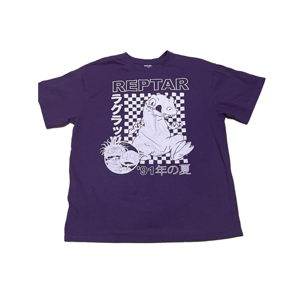 Men's Nickelodeon purple reptar Short Sleeve Tee size XL